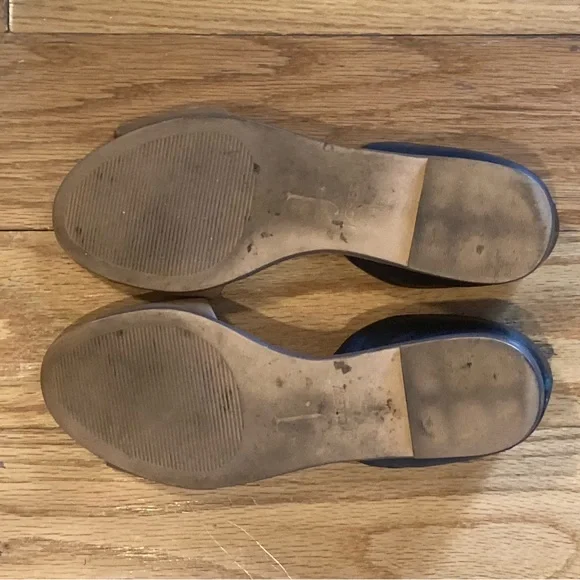 J crew size 7 1/2 Black and Tan Women's Flats - Picture 5 of 5